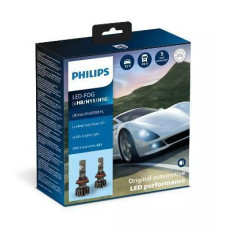 Світлодіодні лампи PHILIPS H8/H11/H16 11366U91X2 LED Ultinon Pro9100 +350% 12/24V в ПТФ (2 шт)