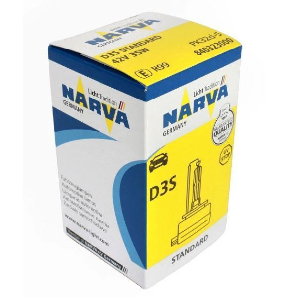 Лампа ксеноновая Narva 84032 XENSTART D3S 42V 35W PK32d-5