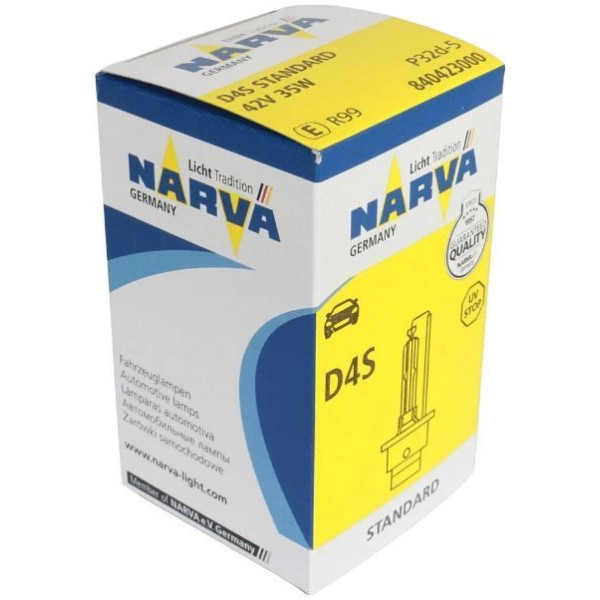 Ксенонова лампа Narva 84042 XENSTART D4S 85V 35W P32d-5 (1 шт)