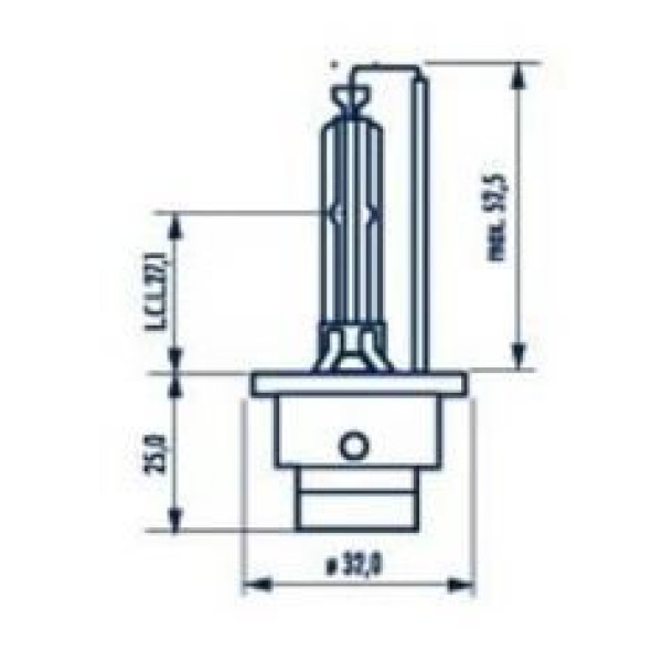 Ксенонова лампа Narva 84042 XENSTART D4S 85V 35W P32d-5 (1 шт)