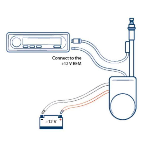 Антенна активная Blaupunkt AUTOJET 22