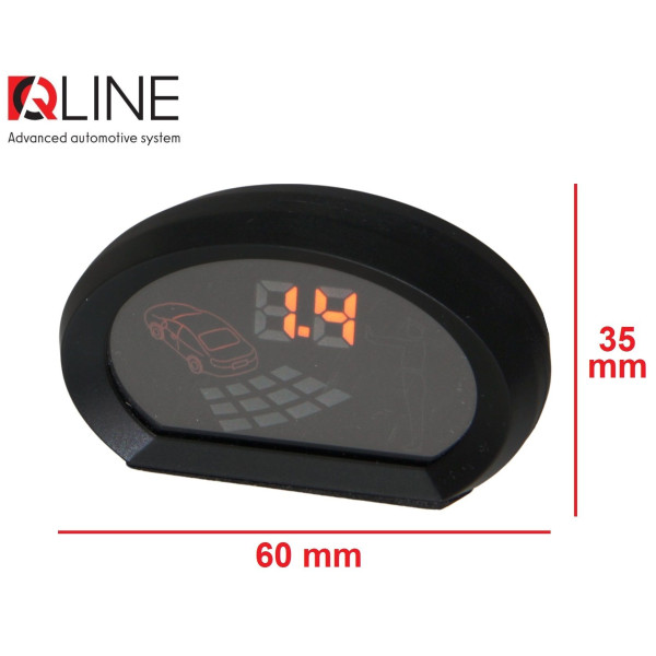 Парктронік Qline ParkSense Style 4 сірий