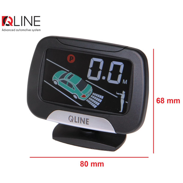 Парктронік Qline ParkSense Maxx 8 чорний