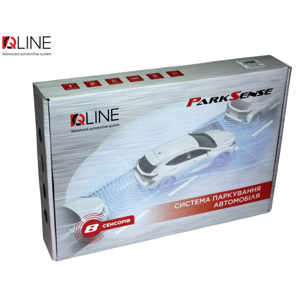 Парктронік Qline ParkSense Maxx 8 чорний