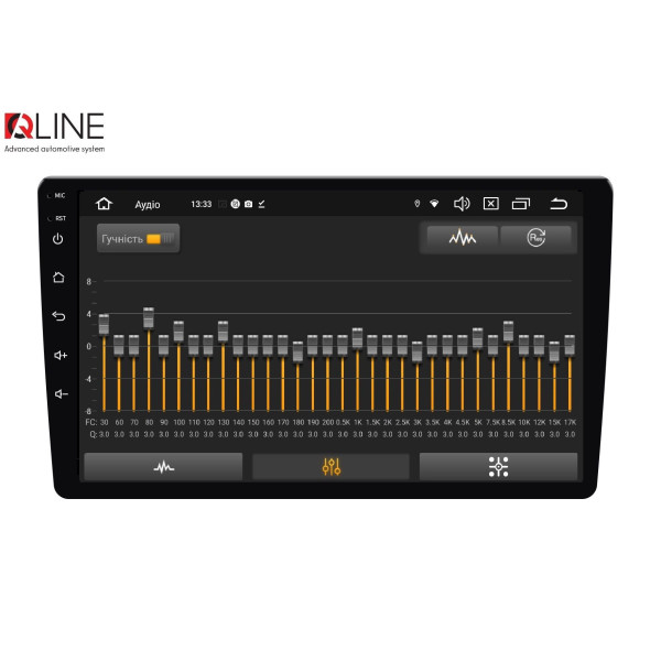 Мультимедийный центр Qline AMR-933Pro DSP Android 12 3/32 9