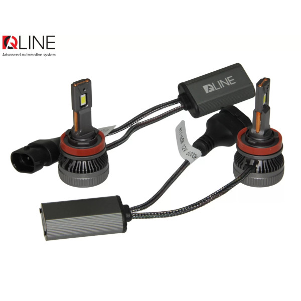 Лампи світлодіодні QLine DualVision 65W H11 6000K (2шт.)