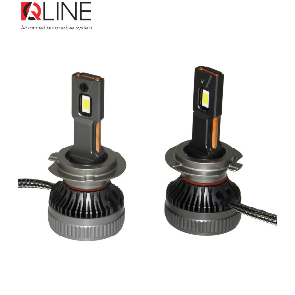 Лампы светодиодные QLine DualVision 65W H7 6000K (2шт.)