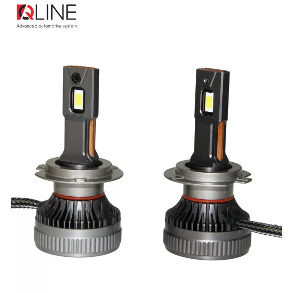 Лампы светодиодные QLine DualVision 65W H7 6000K (2шт.)