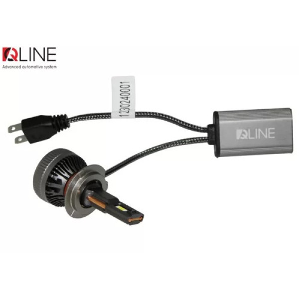 Лампы светодиодные QLine DualVision 65W H7 6000K (2шт.)