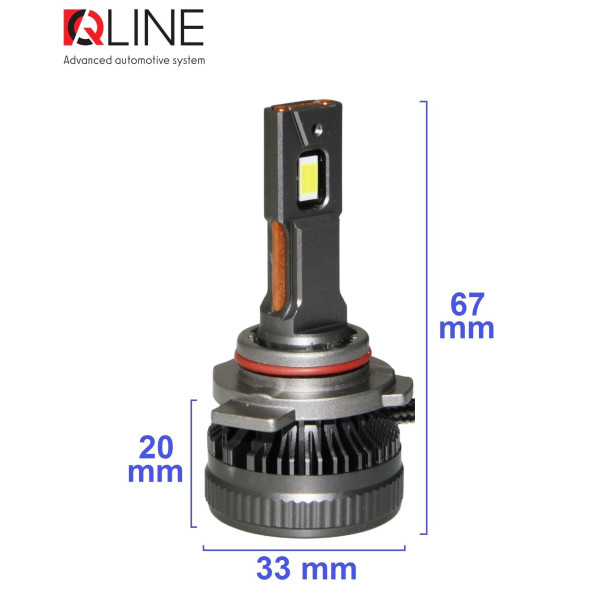 Лампы светодиодные QLine DualVision 65W HIR2 6000K (2шт.)