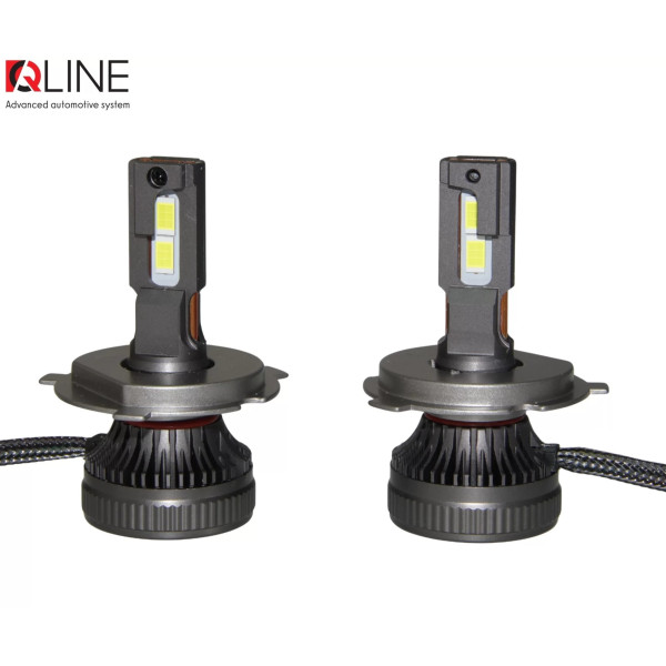 Лампи світлодіодні QLine DualVision 65W H4 24V 6000K (2шт.)