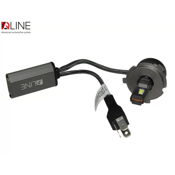 Лампи світлодіодні QLine DualVision 65W H4 24V 6000K (2шт.)