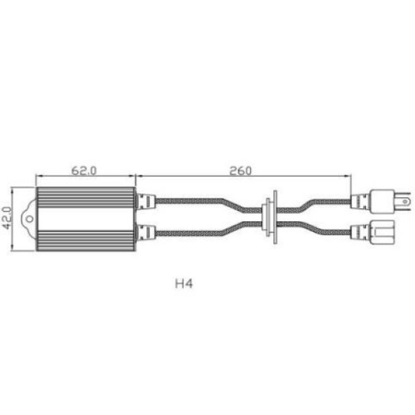 Обманки Led Prime-X CD H4 цифрові (2 шт.)