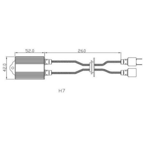 Обманки Led Prime-X CD H7 цифровые (2 шт.)