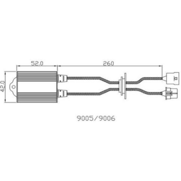 Обманки Led Prime-X CD 9005/9006/9012 цифрові (2 шт.)