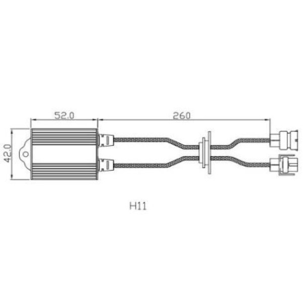 Обманки Led Prime-X CD H8/H9/H11/H16 цифровые (2 шт.)