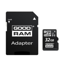 Карта пам'яті GOODRAM 32GB microCARD SDHC C10 UHS-I 100R/10W U1 + adapter