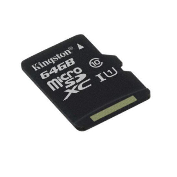 Карта памяти KINGSTON 64GB microSDXC C10 A1 Canvas Select  Plus 100R UHS-I, U1, V10 w/o adapter