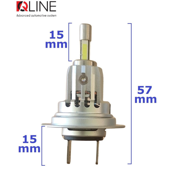 Лампы светодиодные Qline Alpha H7 A360 6000K (2шт)