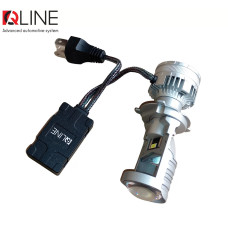 Лампы-линзы светодиодные Qline Alpha H4 Projector 50/70Вт 6000K (2шт)