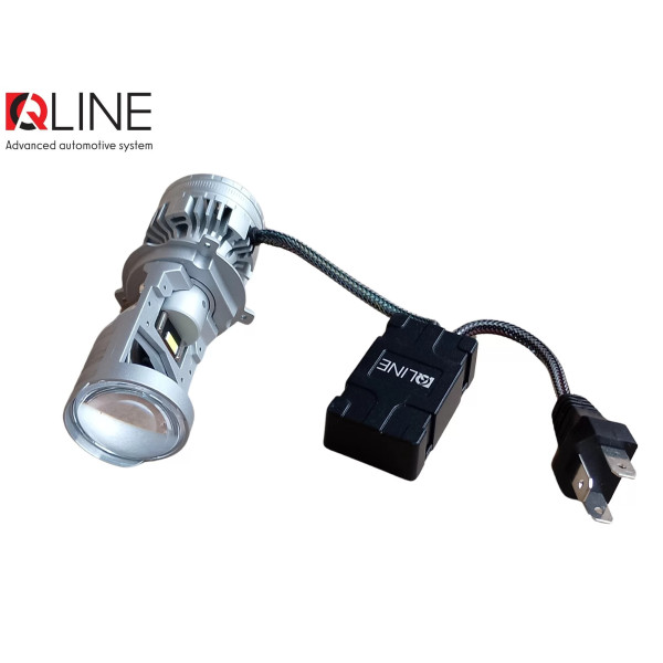 Лампы-линзы светодиодные Qline Alpha H4 Projector 50/70Вт 6000K (2шт)