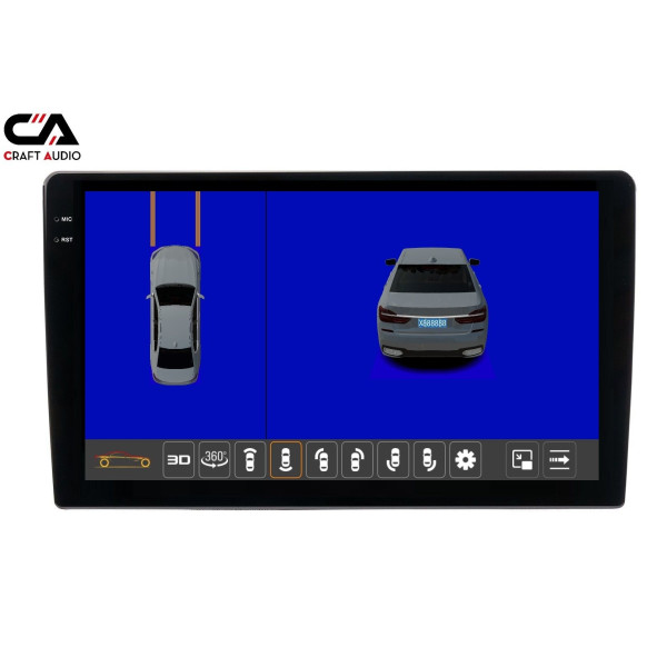 Мультимедіа CraftAudio QMS-108256 Android13 QLED 8+256Gb 10