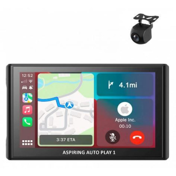 Монітор Aspiring Auto Play 1, Magnet, CarPlay, Android auto