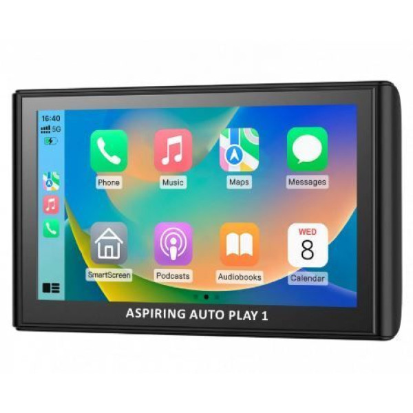 Монітор Aspiring Auto Play 1, Magnet, CarPlay, Android auto