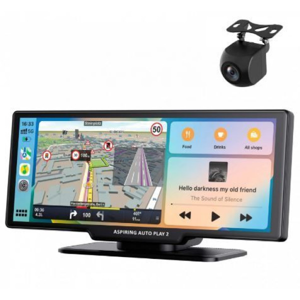 Монітор Aspiring Auto Play 2, Magnet, CarPlay, Android auto
