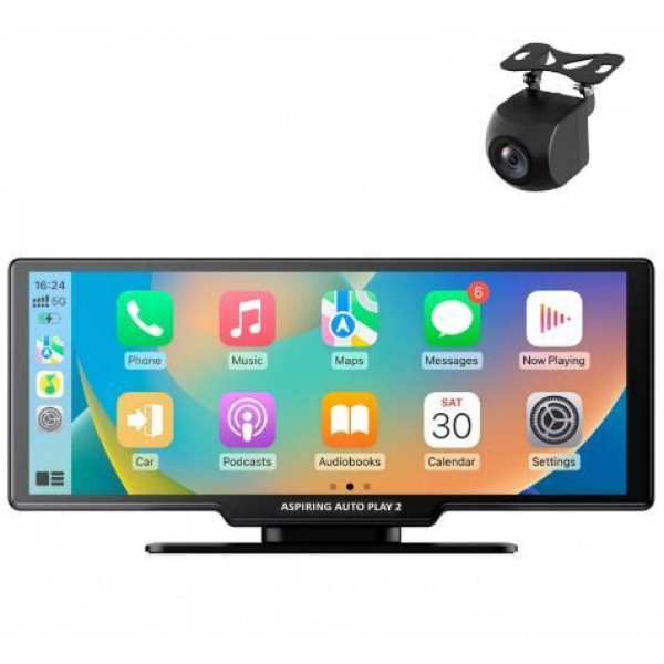 Монітор Aspiring Auto Play 2, Magnet, CarPlay, Android auto