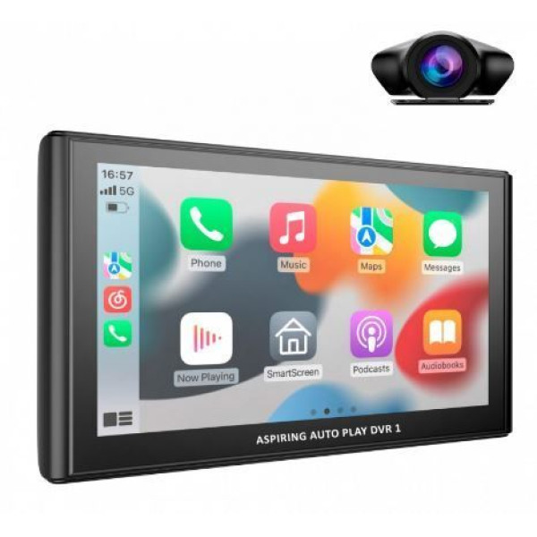 Монітор Aspiring Auto Play DVR 1, Magnet, CarPlay, Android auto