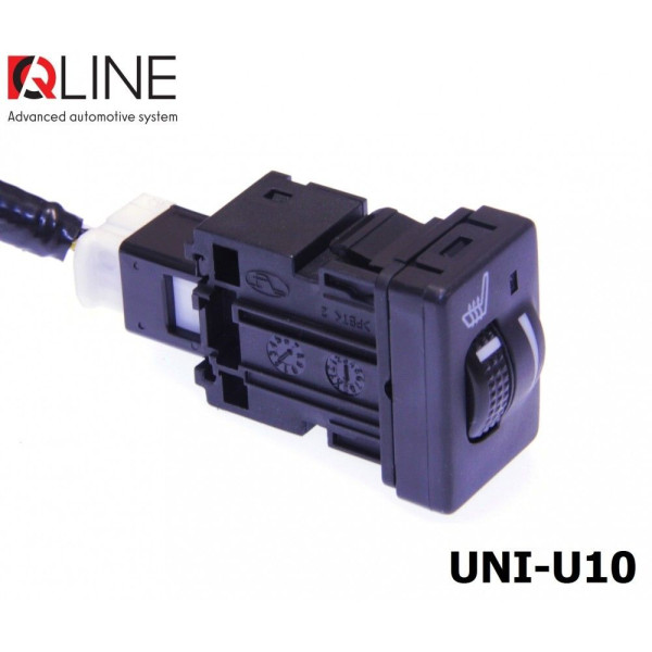 Кнопка підігріва сидінь QLine Fiber UNI-U10