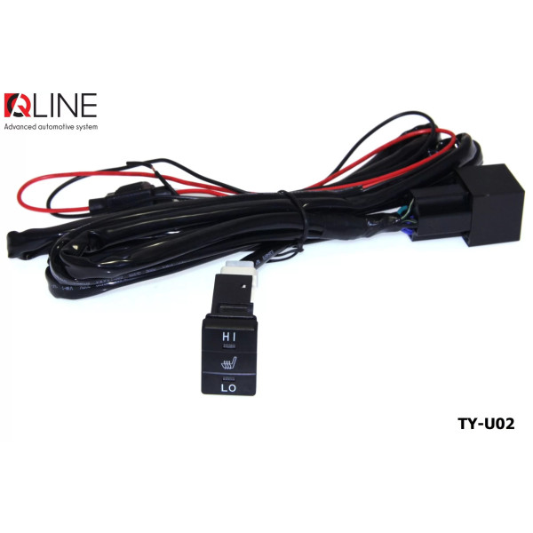Кнопка підігріва сидінь QLine Fiber TY-U02