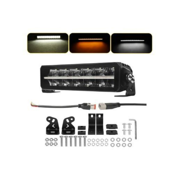 Світлодіодна фара Starlight SL-3312 дальнє світло WHITE + DRL 45W 5200Lm 12/24V (32см)