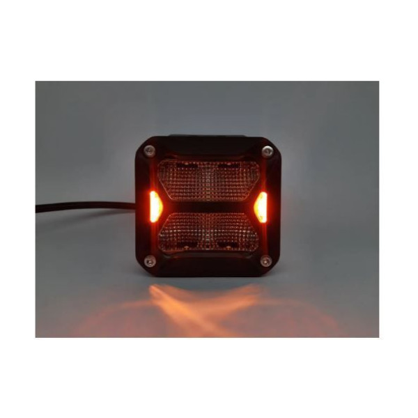 Світлодіодна фара StarLight SL-W0320F квадратна, ближнє розсіяне світло WHITE+DRL 20W 2400Lm 5700K