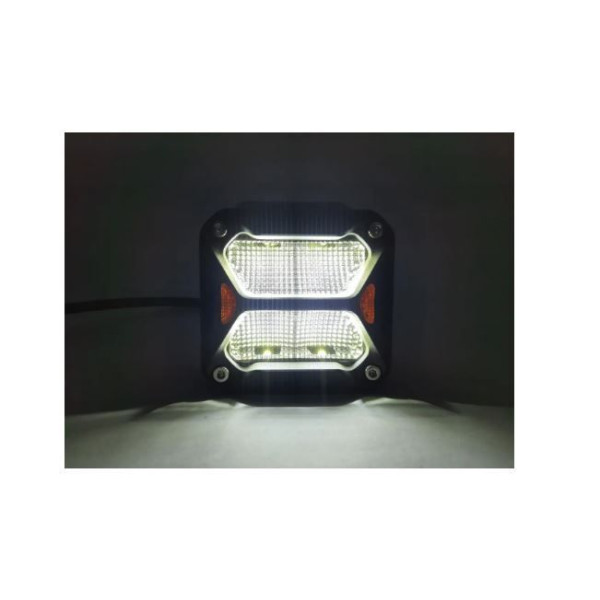 Світлодіодна фара StarLight SL-W0320F квадратна, ближнє розсіяне світло WHITE+DRL 20W 2400Lm 5700K