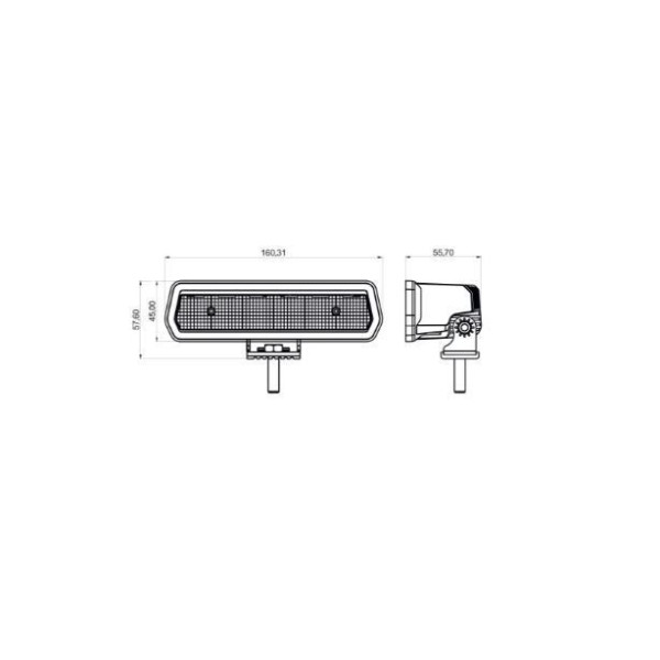 Светодиодная фара StarLight SL-W0830D дальний свет WHITE 30W 3000Lm 5700K 12/24V