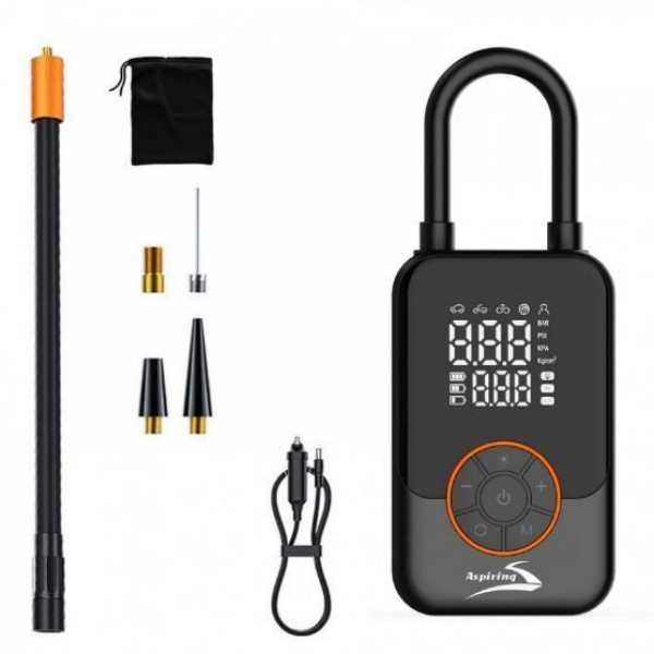 Компресор портативний Aspiring Storm 5 Powerbank 70W 23L/min Wireless and Cord