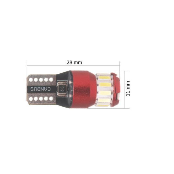 Габарит LED Prime-X T10-KS з обманкою (2 шт.)