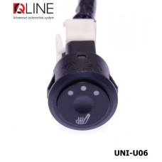 Кнопка підігрівпа сидінь QLine Fiber UNI-U06