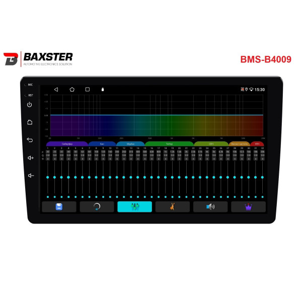 Мультимедійний центр Baxster BMS-B4009 Android 13 QLED 4+32Gb 9