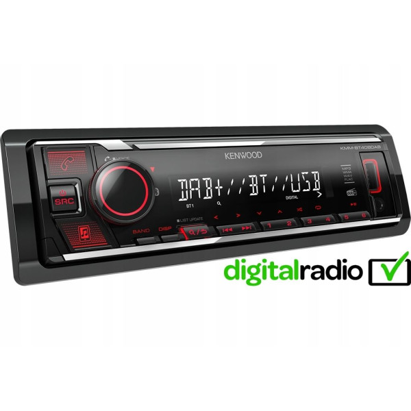 Медиа-ресивер Kenwood KMM-BT-408DAB