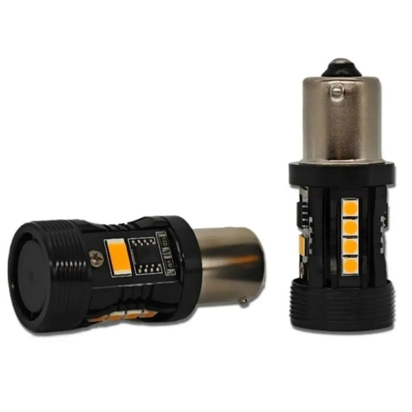 Габарит LED StarLight Vision PY21W (T25) BRS LED BAU15S Amber 12V