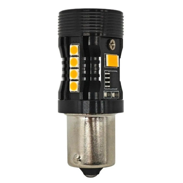 Габарит LED StarLight Vision PY21W (T25) BRS LED BAU15S Amber 12V
