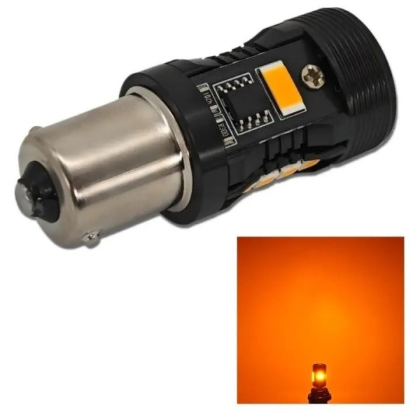 Габарит LED StarLight Vision PY21W (T25) BRS LED BAU15S Amber 12V