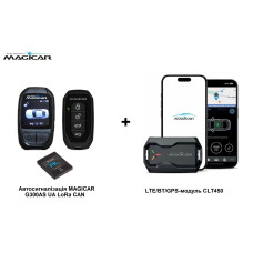 Автосигналізація MAGICAR G300AS UA LoRa CAN+ LTE/BT/GPS-модуль CLT450