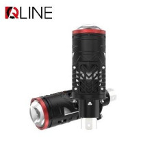 Лампы-линзы светодиодные Qline Alpha H4 Projector МАХ 6000K (2шт)
