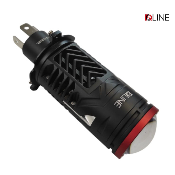Лампы-линзы светодиодные Qline Alpha H4 Projector МАХ 6000K (2шт)