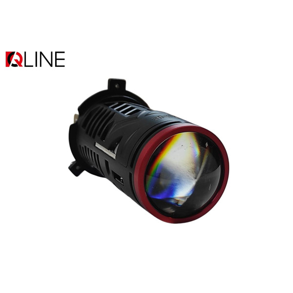 Лампы-линзы светодиодные Qline Alpha H4 Projector МАХ 6000K (2шт)