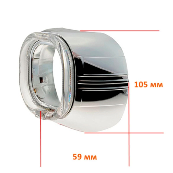 Маска S-43 CREE DRL